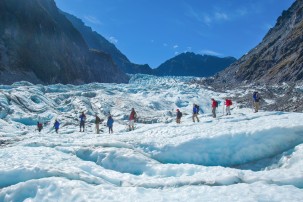 Heli hike on the Glaciers