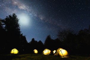 Our DOC license gives access to unique campsites