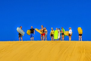 Grab your boards - sandboarding!