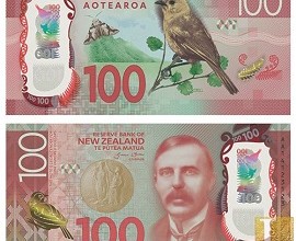 New Zealand 100 new banknote