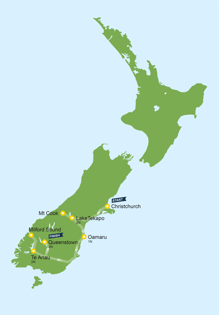 South Island Southern Light Tour