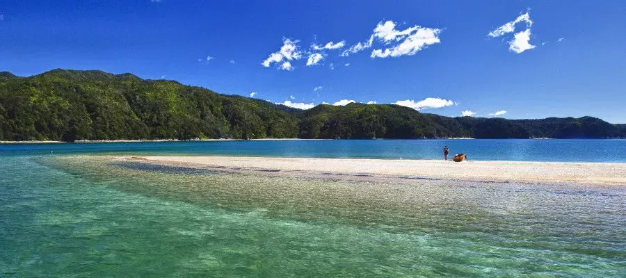 Visit Abel Tasman on Flying Kiwi's Adventure tour of New Zealand